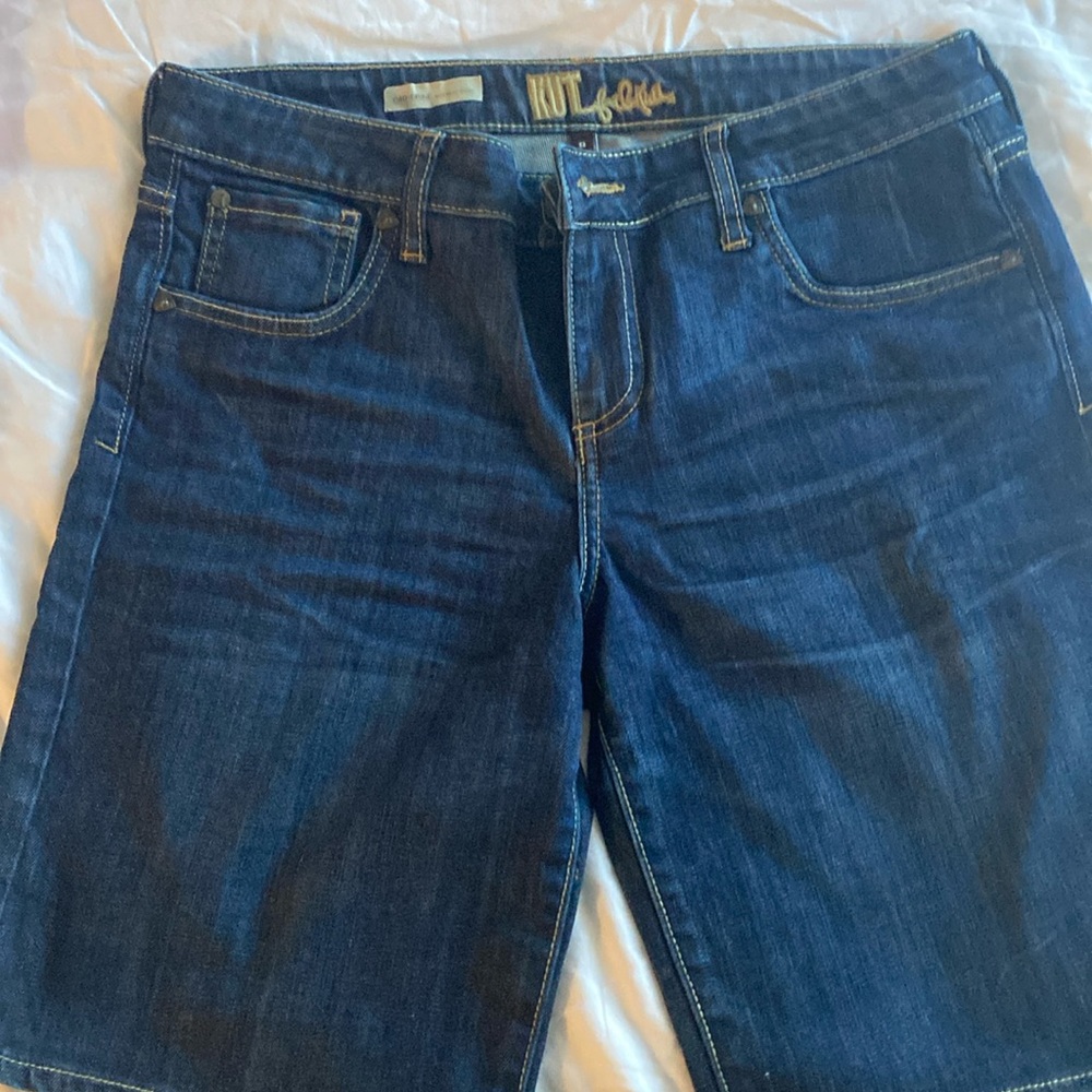 Kut from the Kloth Catherine Boyfriend Shorts Denim Women's Size 8